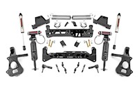 Rough Country 7in GM Suspension Lift Kit | Vertex & V2 14-18 1500 PU 2WD 23757 MAIN