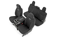 Rough Country GM Neoprene Seat Covers Front and Rear | Black 19-21 1500 91036 MAIN