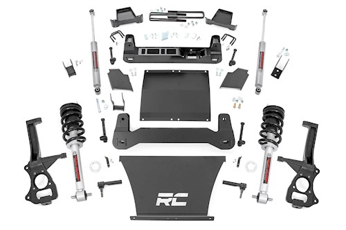 Rough Country 6in Lift Kit|Lifted Struts 19-20 Chevy 1500 PU 4WD/2WD 21732 LARGE