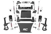 Rough Country 4in GM Lift Kit|Lifted Struts 19-20 1500 Trailboss/AT4 PU 4WD MAIN