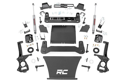 Rough Country 6in Suspension Lift Kit | Strut Spacers 19-21 GMC 1500 PU 4WD/2WD LARGE