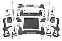 Rough Country 6" Suspension Lift Kit Spacers|Diesel 19-20 CGM 1500 PU 2/4WD MAIN