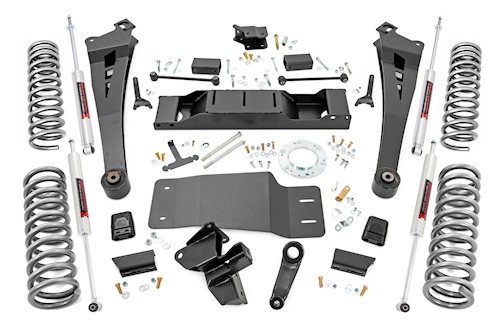 Rough Country 5" Lift Kit Dual Rate Coils M1 Non-AISIN For Ram 2500 19-22 38340 LARGE