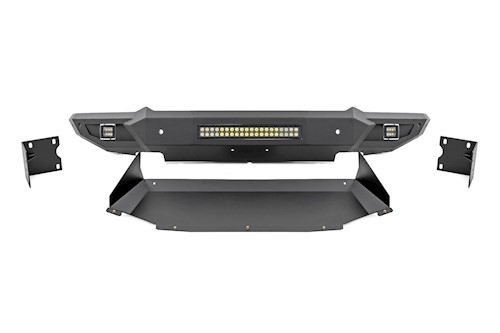 Rough Country Front Bumper w/Skid Plate for Ram 1500 19-23 (New Body) 10808A LARGE