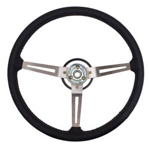 Fat Bob's Garage, OMIX-ADA Part #18031.06, Wheel, Steering Leather MAIN