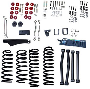 Fat Bob's Garage, Rugged Ridge, Part #18401.60, Jeep JK Wrangler 4" Lift Kit Without Shocks 2007-2016 MAIN