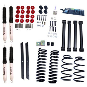 Fat Bob's Garage, Rugged Ridge, Part #18415.31, Jeep TJ Wrangler 2" Lift Kit With Shocks 2003-2006 MAIN