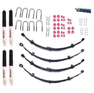 Fat Bob's Garage, Rugged Ridge, Part #18415.15, Jeep CJ 4" Lift Kit With Shocks 1976-1986 MAIN