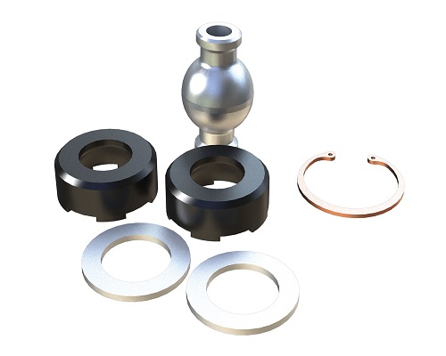 Teraflex TJ/JK Small Front Upper FlexArm Joint Rebuild Kit - Frame End LARGE