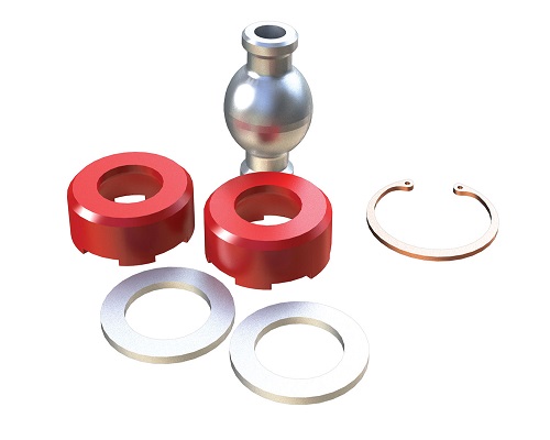 Teraflex JK Small Rear Upper Long FlexArm Joint Rebuild Kit - Frame End LARGE