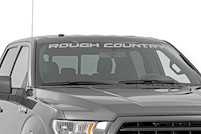 Rough Country Decal | 6.25 Inch x 49 Inch | Curved | Silver 84167 MAIN
