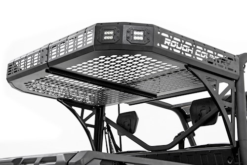 Rough Country Can-Am Rear Cargo Rack w/o Cube Lights 17-22 Defender 97024 LARGE