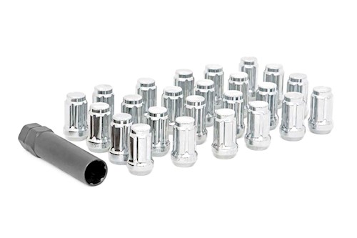 Rough Country Lug Nut Set 1/2x20 24 Qty Chrome -122024CH LARGE