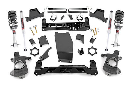 Rough Country 6" Lift Kit Alu/Stamp Steel M1 Struts Chevy/GMC 1500 14-18 22740 LARGE