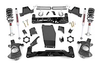 Rough Country 6 Inch Lift Kit Cast Steel M1 Struts/M1 Chevy/GMC 1500 14-18 22641 MAIN