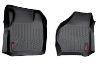 Rough Country Heavy Duty Floor Mats Front 99-07 for Ford Super Duty Crew Cab MAIN