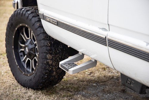 Rough Country Single Hoop Step Alum Pair for (Chevy/Ford/GMC/Ram) -117510 LARGE