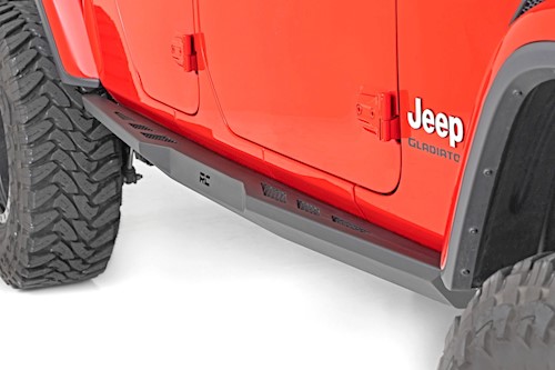 Rough Country Rock Sliders Heavy Duty for Jeep Gladiator JT 4WD 2020-2023 90802 LARGE