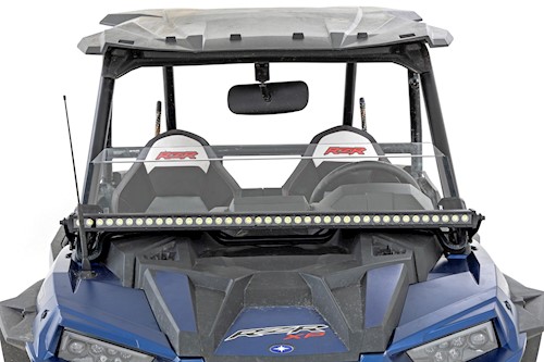 Rough Country LED Light Kit 40" Black Single Row for RZR XP 1000 14-21 93147 LARGE