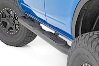 Rough Country Oval Nerf Step 4-Door Black for Ford Bronco 4WD 2021-2022 21011 MAIN