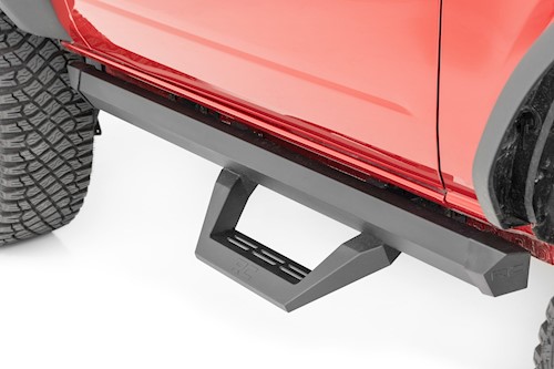 Rough Country SRX2 Adjustable Aluminum Step 2-Door for Ford Bronco 4WD 2021-2022 LARGE