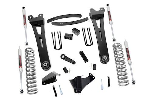 Rough Country 6" Lift Kit Diesel Radius Arm M1 For Ford Super Duty 05-07 53640 LARGE