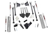 Rough Country 8" Lift Kit 4 Link RR Blocks M1 For Ford Super Duty 05-07 59140 MAIN