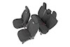 Rough Country Neoprene Seat Cover Set | Black [18-20 for Wrangler JL Unlimited] THUMBNAIL
