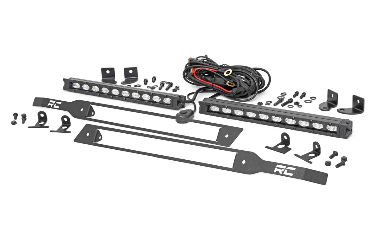 Dual 10" LED Grille Kit for 19-21 Chevy Silverado 1500 SWATCH