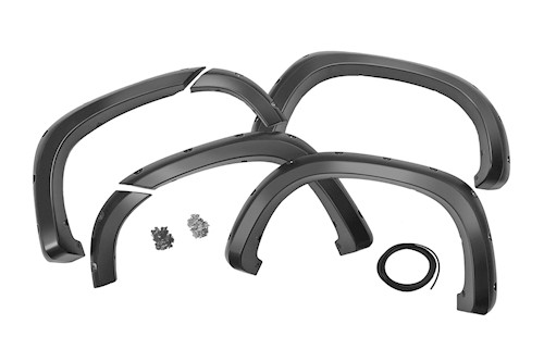 Rough Country Traditional Pocket Fender Flares Silverado 1500 19-23 F-C11911A LARGE