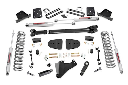 Rough Country 6" Lift Kit Diesel OVLD D/S for Ford F250/F350 Super Duty 2023 LARGE