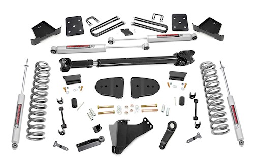 Rough Country 6 Inch Lift Kit No OVLDS D/S for Ford F250/F350 Super Duty 2023 LARGE