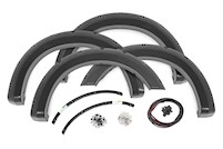 Rough Country Pocket Fender Flares JS Iconic Silver 2023 for Ford Super Duty MAIN