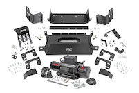 Rough Country Hidden Winch Mount & 12000S Winch for Ford Bronco 4WD 2021-2022 MAIN