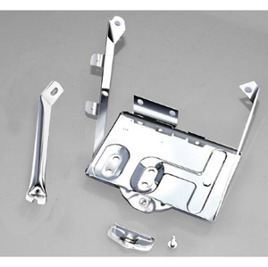 Fat Bob's Garage, OMIX-ADA Part #17260.01, Battery Tray Stainless Steel MAIN