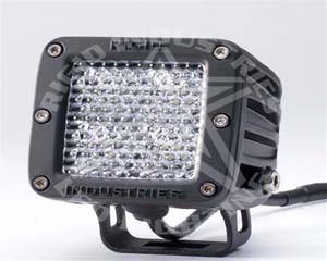 Fat Bob's Garage, Rigid Industries Part #50151,  Dually D2 White Diffused Lens Flood Light MAIN