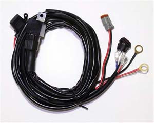 Fat Bob's Garage, Rigid Industries Part #RGDLHRNS,  LED Light Bar Wiring Harness All Sizes MAIN