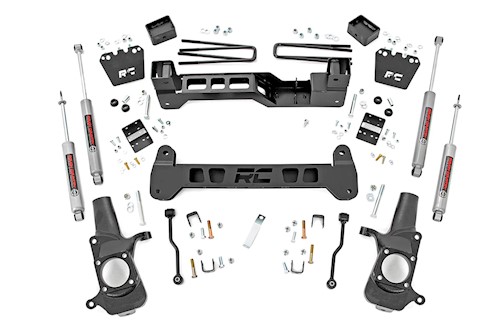 Rough Country 6in GM Suspension Lift Kit 01-10 2500HD / 3500HD 2WD 220N3A LARGE