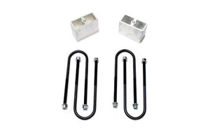 Fat Bob's Garage, Max Trac Part#430030, GM S10 Pickup/Blazer/Jimmy/Sonoma 2WD 3" Rear Lowering Block & U-Bolt 1982-2005 MAIN