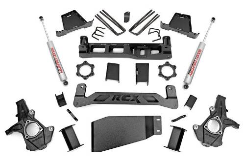 Fat Bob's Garage, Rough Country part #236.20, Chevrolet/GMC Silverado/Sierra 1500 6" Suspension Lift Kit 2007-2013 MAIN