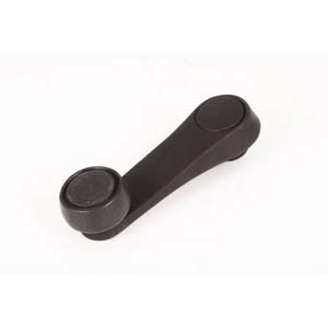 Fat Bob's Garage, OMIX-ADA Part #11814.03, Blk Window Crank Handle 87-95 Jeep YJ Wrangler W/Full Steel Doors MAIN