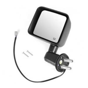 Fat Bob's Garage, OMIX-ADA Part #11002.25, Heated Power Mirror Left Black 11-13 Jeep Wrangler MAIN