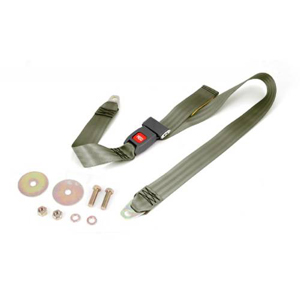 Fat Bob's Garage, OMIX-ADA Part #13202.40, Lap Seat Belt Olive 87-95 Jeep YJ Wrangler MAIN