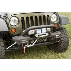 Fat Bob's Garage, Rugged Ridge, Part #11541.10, Aluminum Front Xhd Bumper Ends 07-16 Jeep JK Wrangler MAIN
