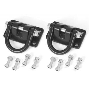 Fat Bob's Garage, Rugged Ridge, Part #11540.20, D-Rings Textured Black Xh Ford Custom Bumpers MAIN