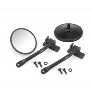 Fat Bob's Garage, Rugged Ridge, Part #11025.10, Quick Release Mirror Relocation Kit Black 97-16 Jeep Wrangler MAIN