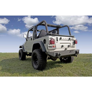 Fat Bob's Garage, Rugged Ridge, Part #11546.10, Xhd Rear Bumper 76-06 Jeep CJ/Wrangler MAIN