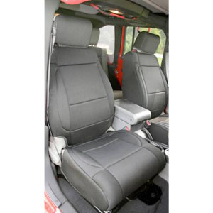 Fat Bob's Garage, Rugged Ridge, Part #13215.01, Neoprene Front Seat Covers Black 11-16 Jeep JK Wrangler MAIN