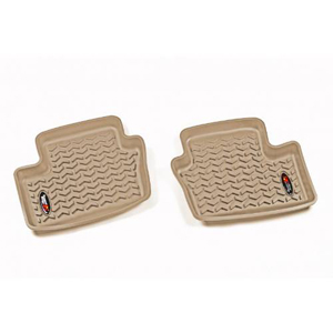 Fat Bob's Garage, Rugged Ridge, Part #13950.17, Rear Tan Floor Liner Pr Dodge Caliber MAIN