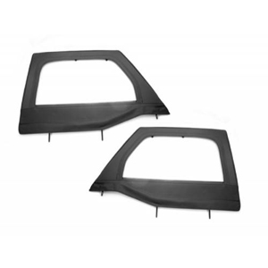 Fat Bob's Garage, Rugged Ridge, Part #13711.15, Upper Soft Door Kit Front Black Diamond 07-16 Jeep JK Wrangler MAIN